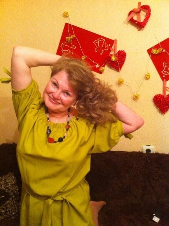 Lidia rubia madura de Moscú