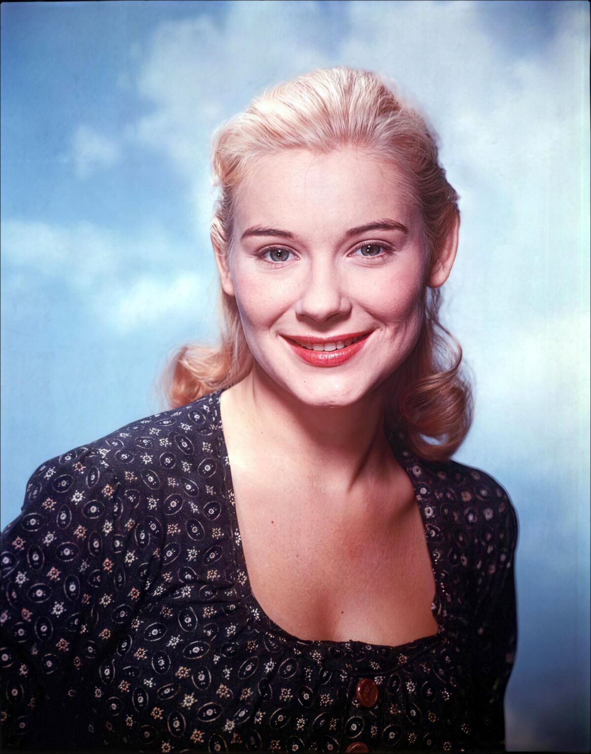 Vintage actress Hope Lange in hyper resolution
