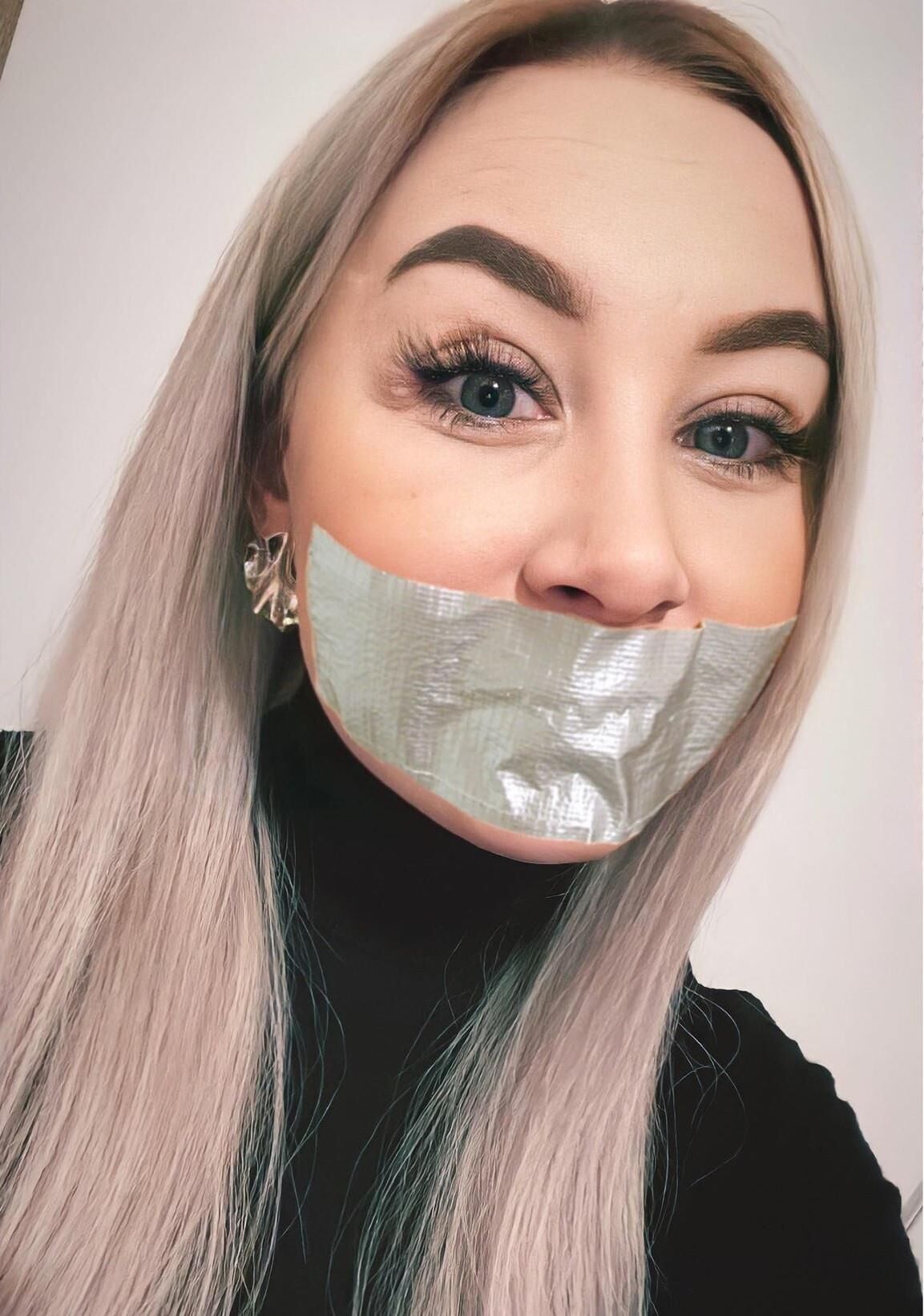 tape gagged