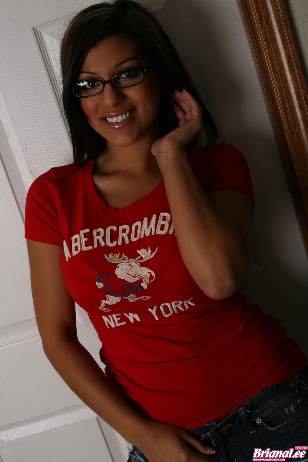 Briana Lee Red Shirt