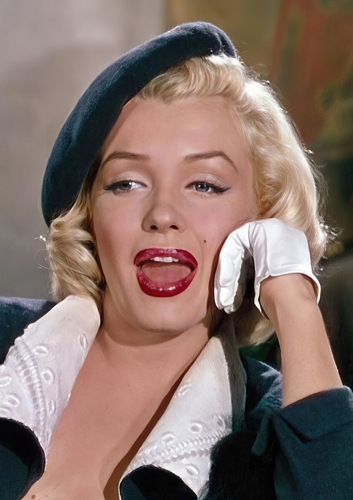 Marilyn Monroe hyper resolution face impessions