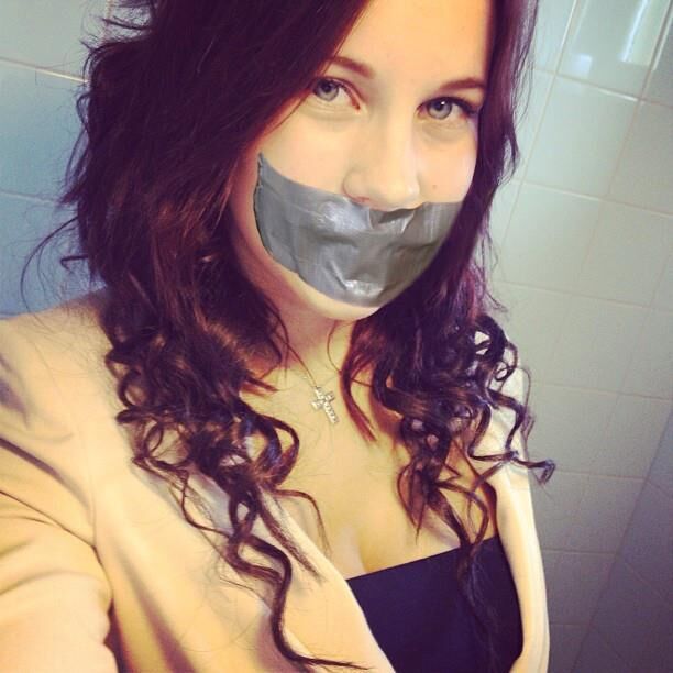 tape gagged
