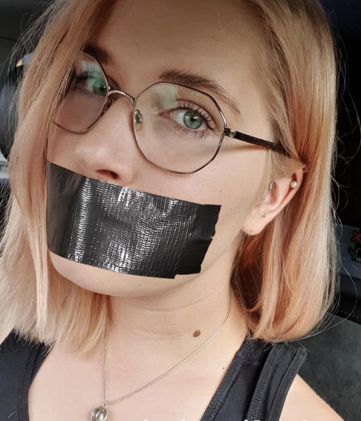 tape gagged