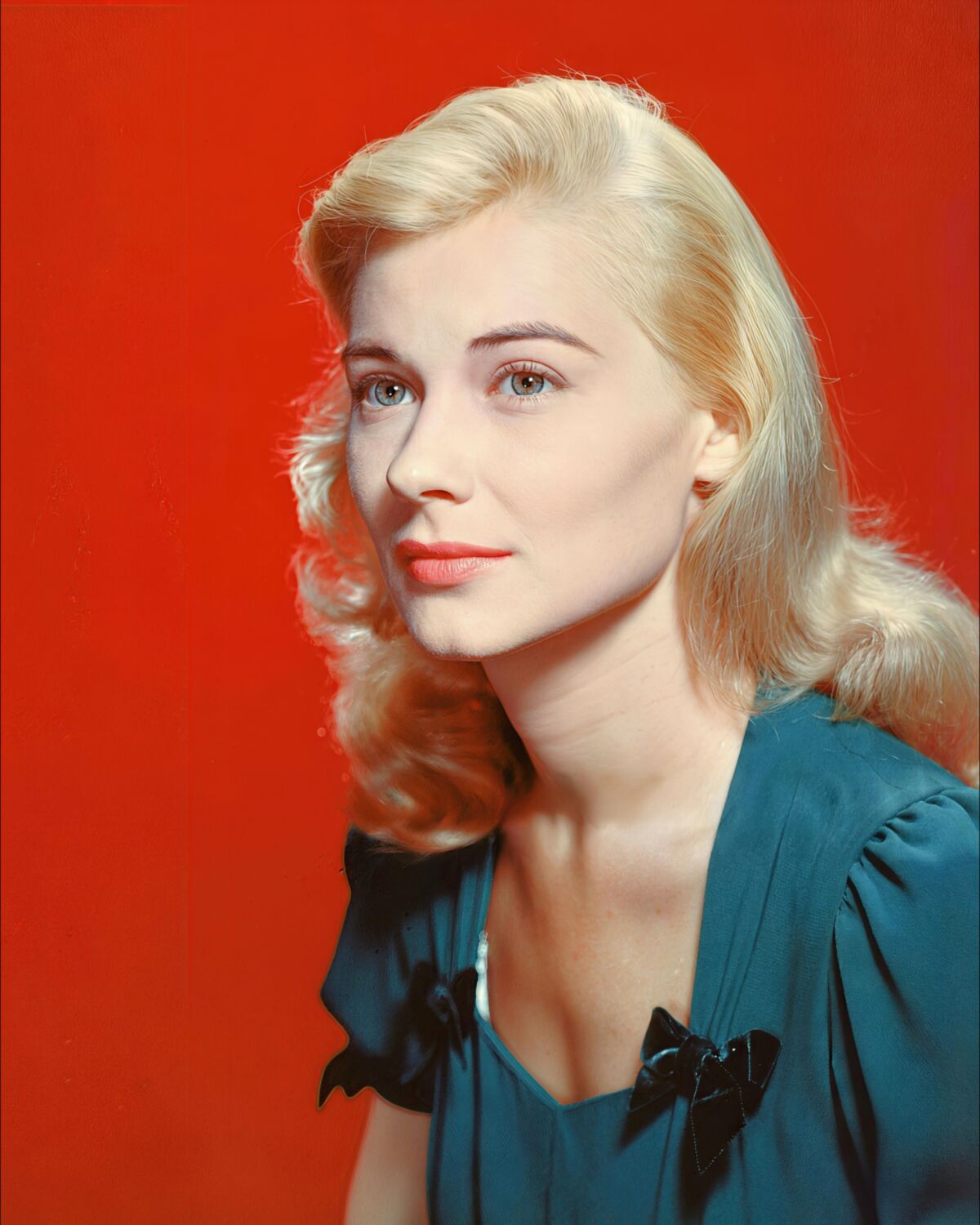 Vintage actress Hope Lange in hyper resolution