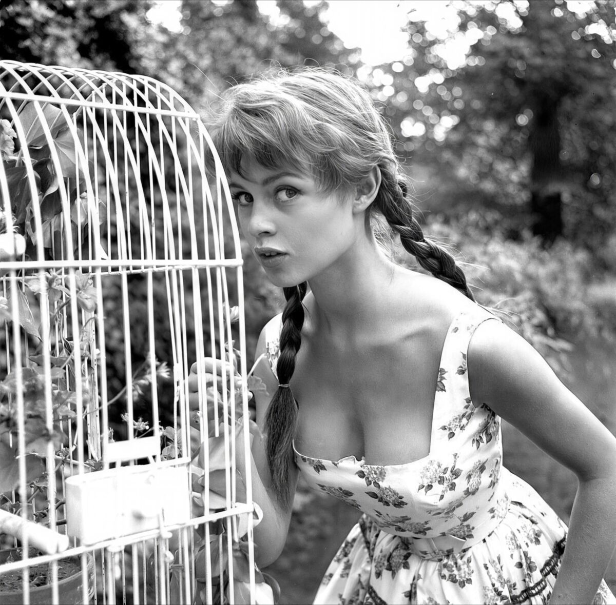 French actress Brigitte Bardot in hyper resolution 
