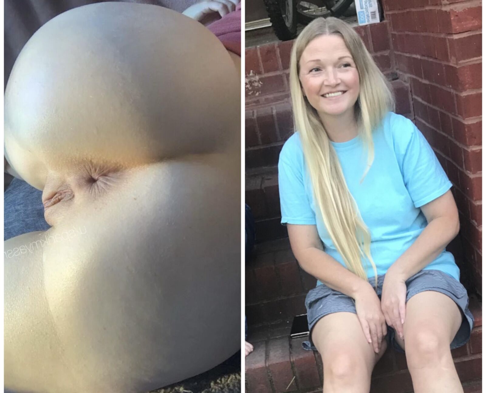 Blonde wife pussy for repost 