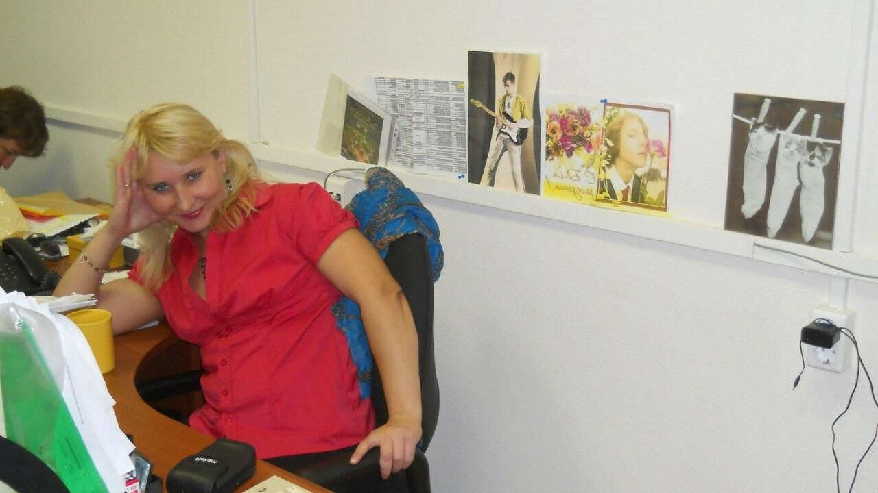 Blonde Russian Tatiana from Sankt Petersburg with small tits