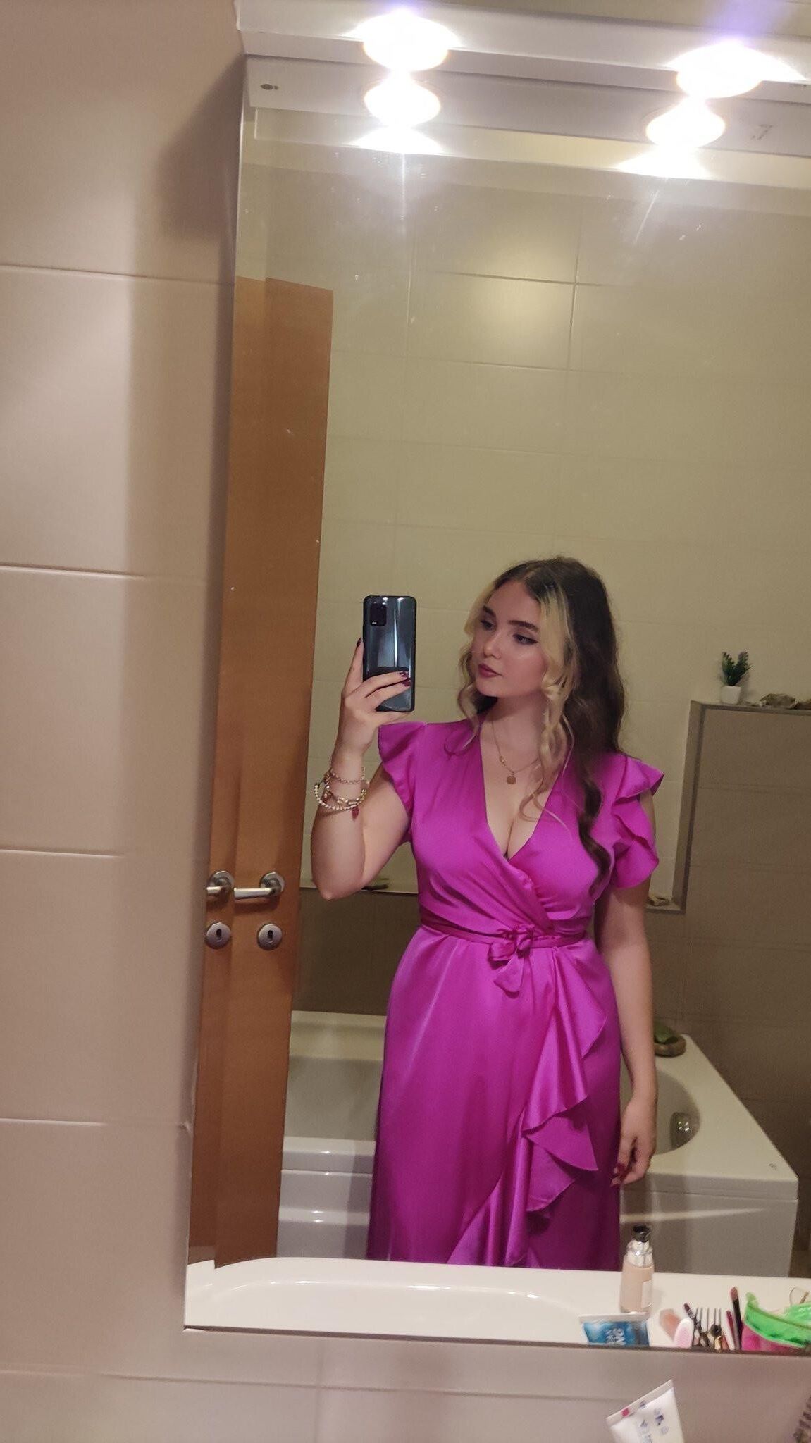 Blonde spanische Verzögerung