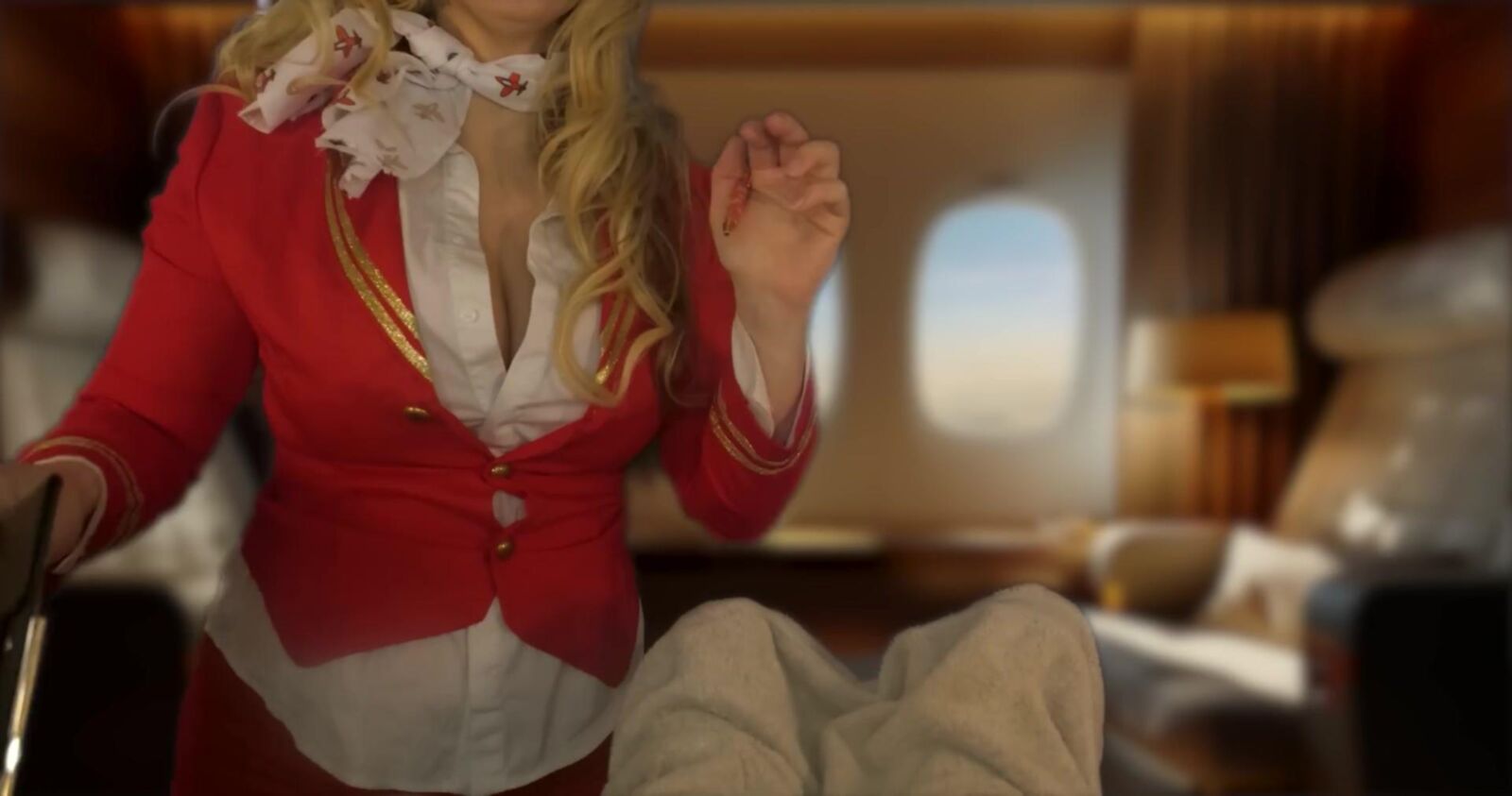 Scottish Murmurs ASMR Luxurious First Class Airline Massage