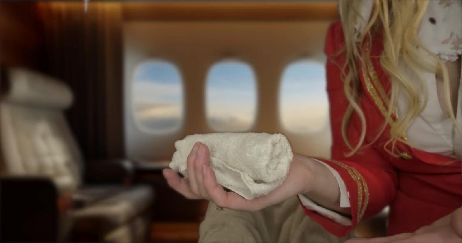 Scottish Murmurs ASMR Luxurious First Class Airline Massage