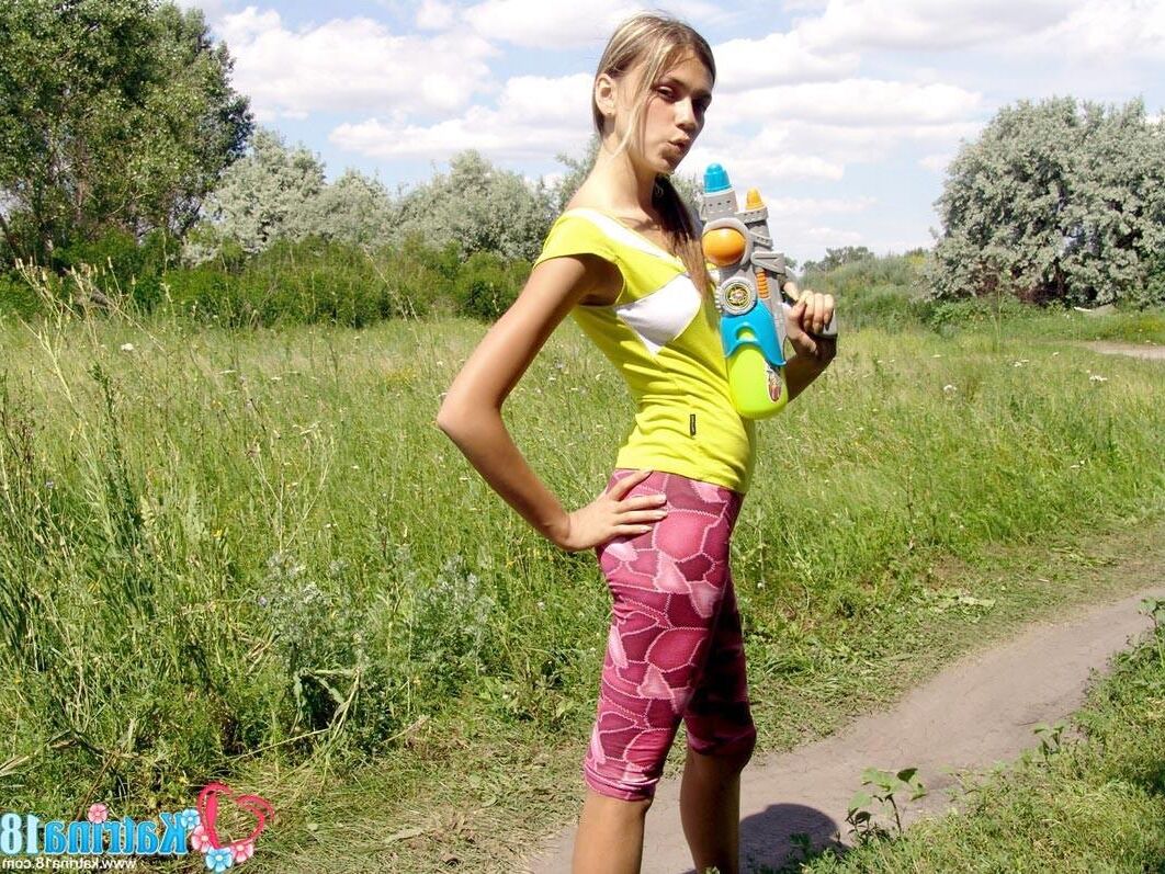 Katrina Blonde wurde wild geworden