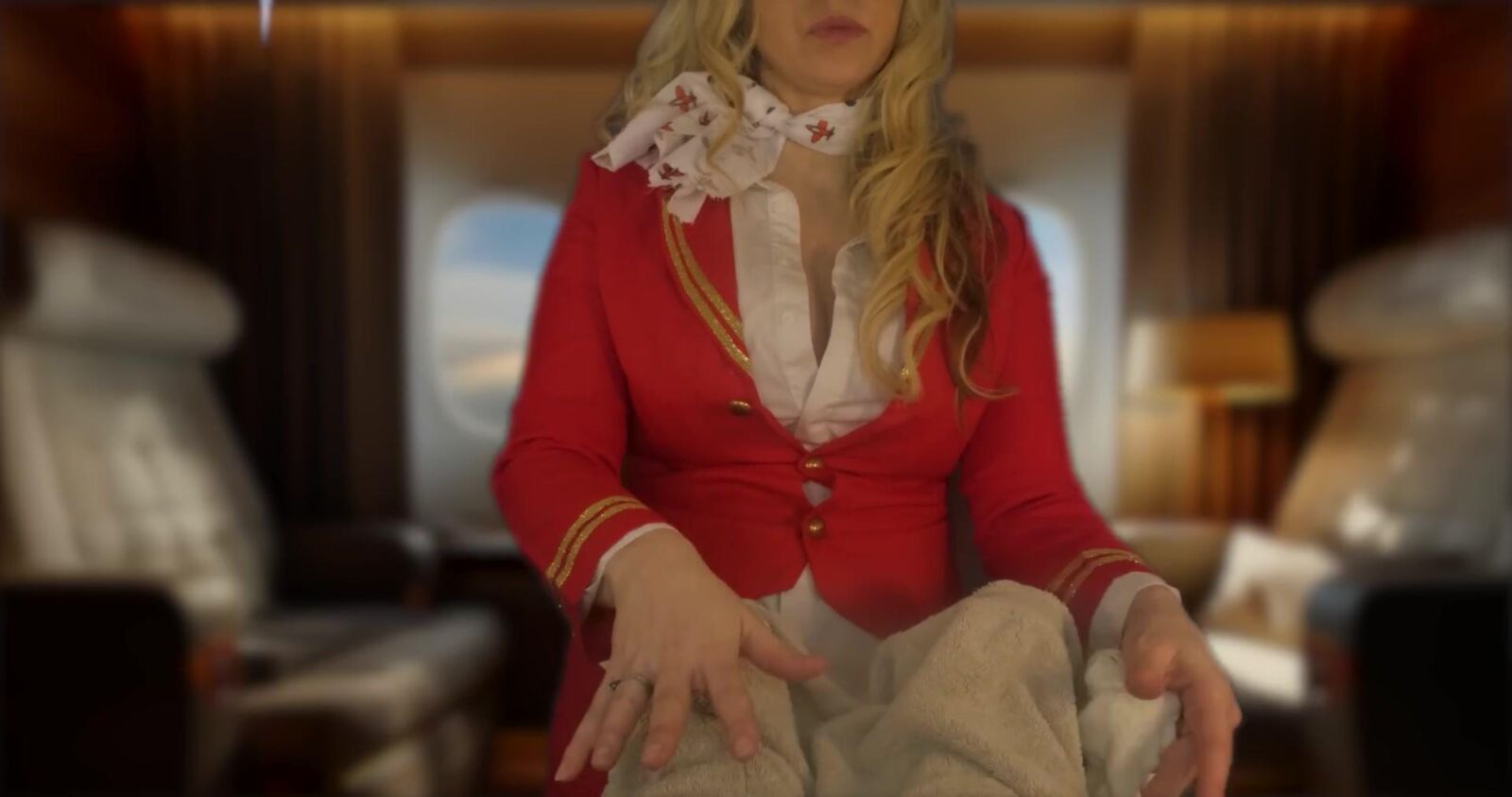 Scottish Murmurs ASMR Luxurious First Class Airline Massage