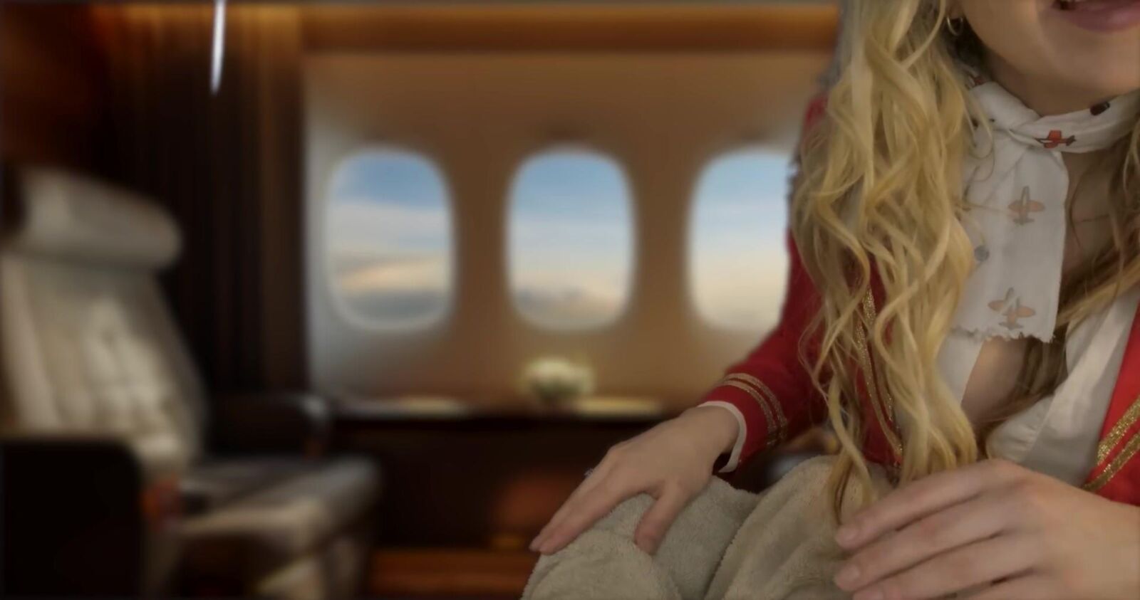 Scottish Murmurs ASMR Luxurious First Class Airline Massage
