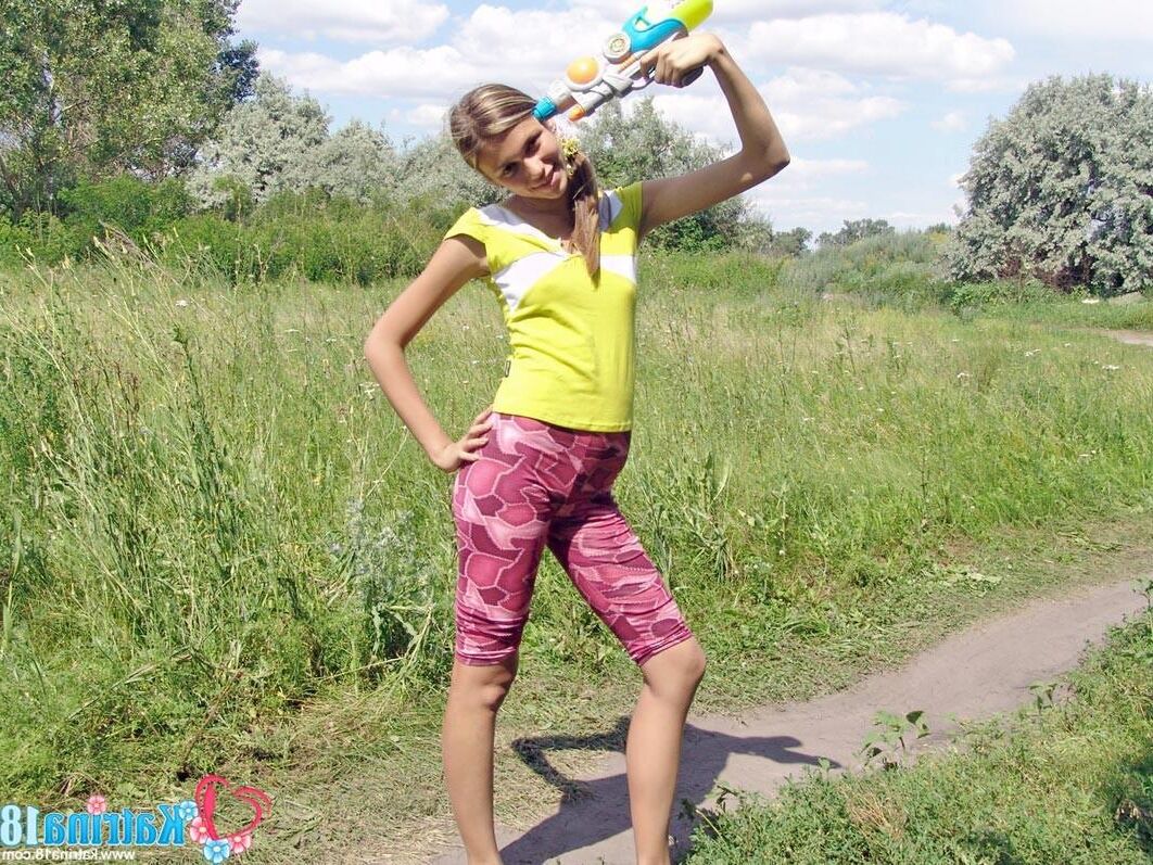 Katrina Blonde wurde wild geworden