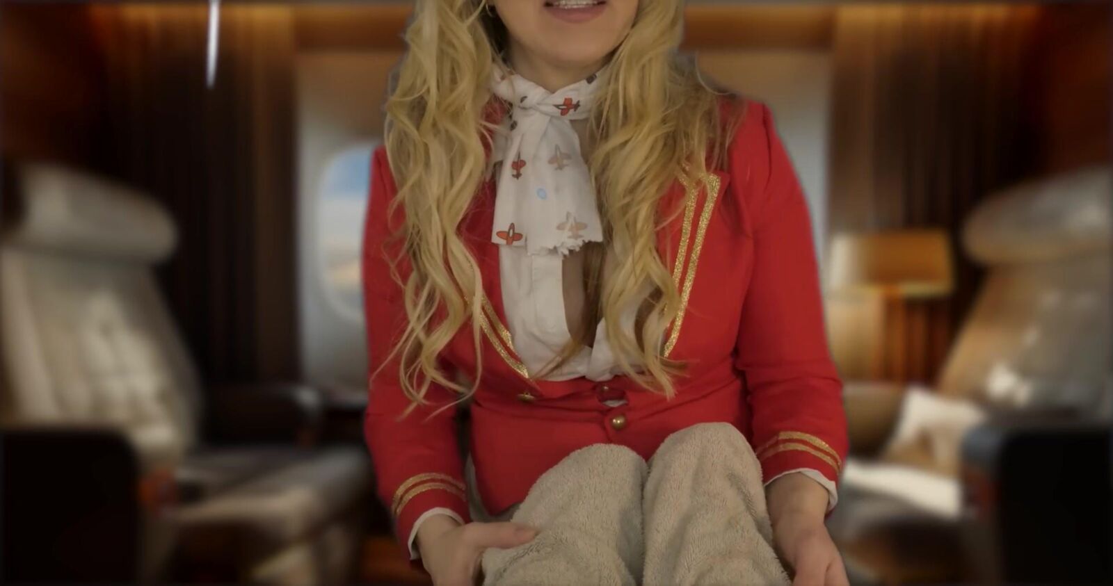 Scottish Murmurs ASMR Luxurious First Class Airline Massage