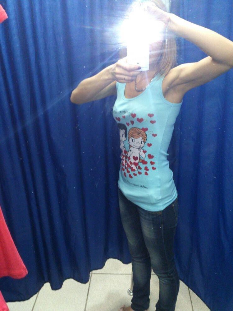 Cute slim Russian posing and selfie nudes