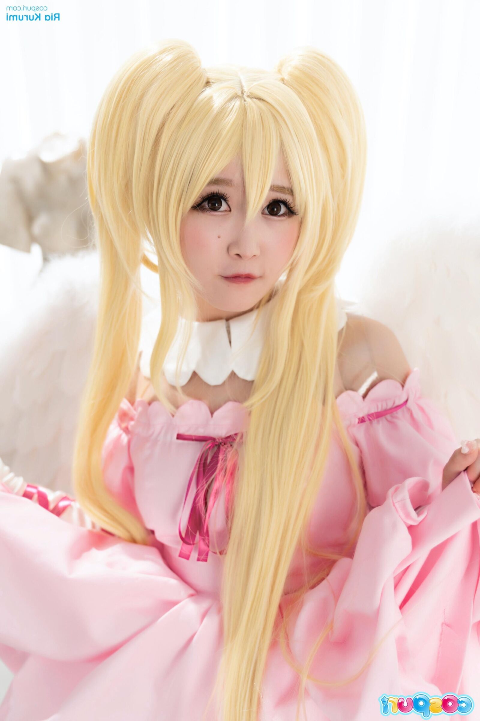 Cospuri ria kurumi vestido de fiesta rosa
