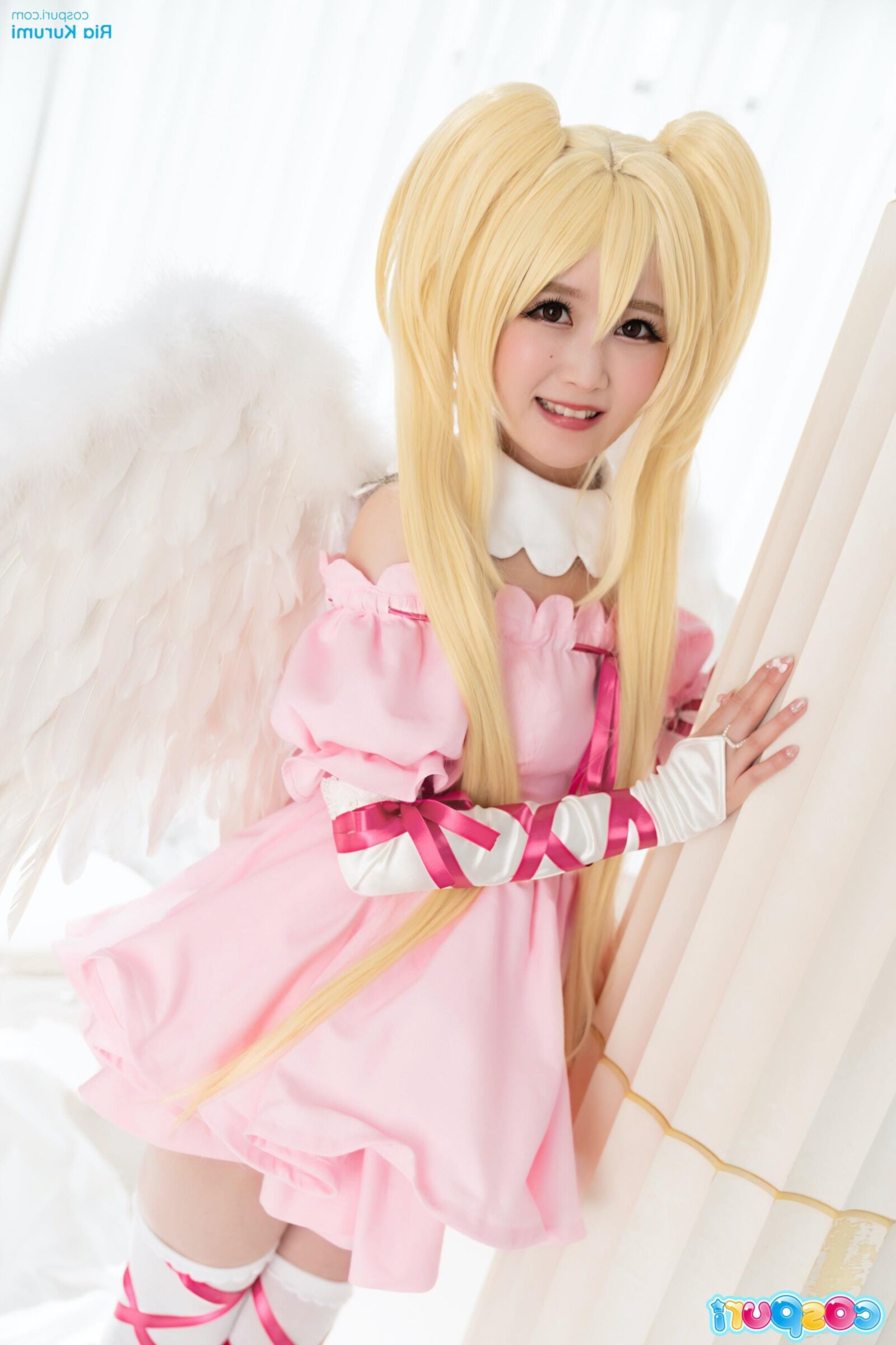 Cospuri ria kurumi vestido de fiesta rosa