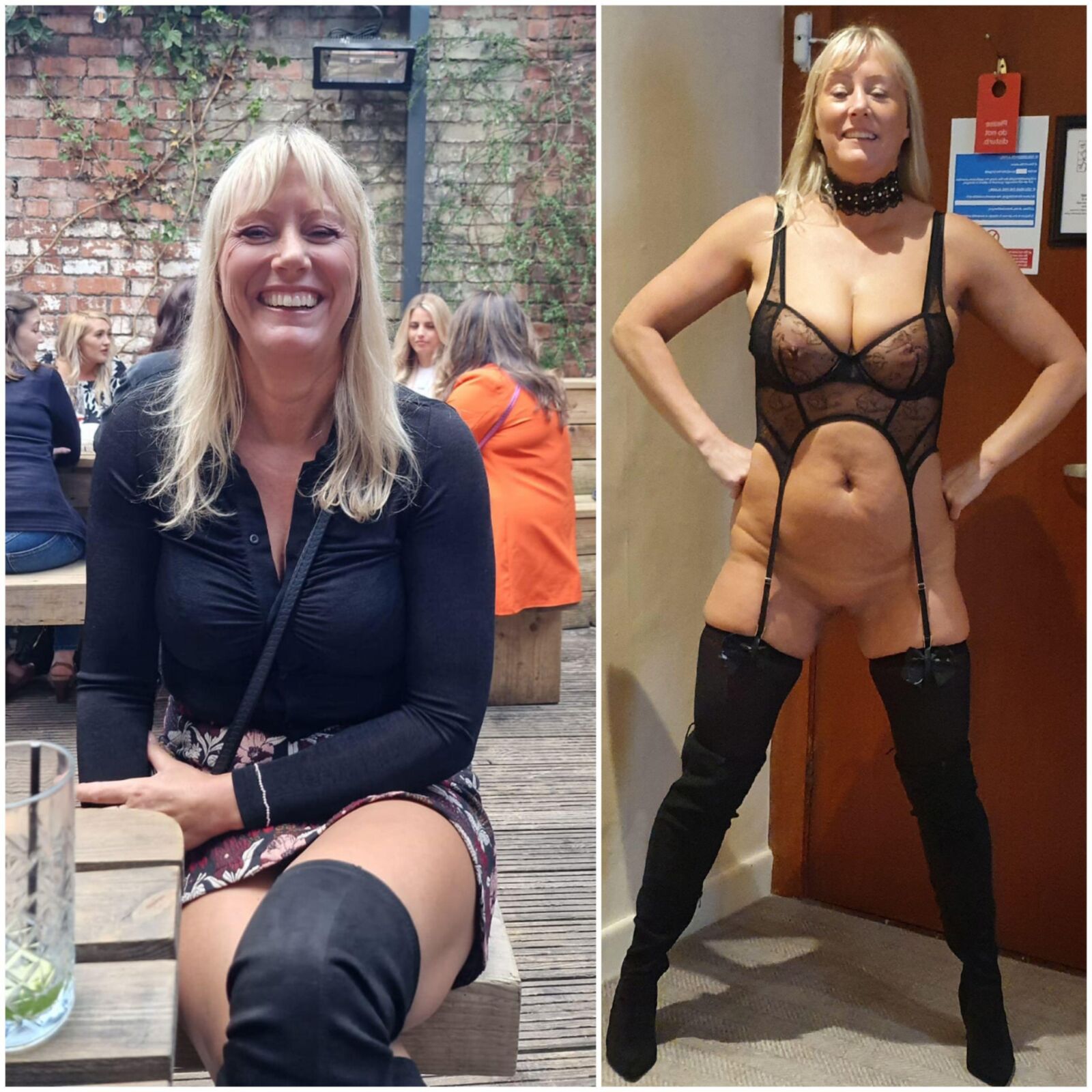 Belle Femme Blonde Couse