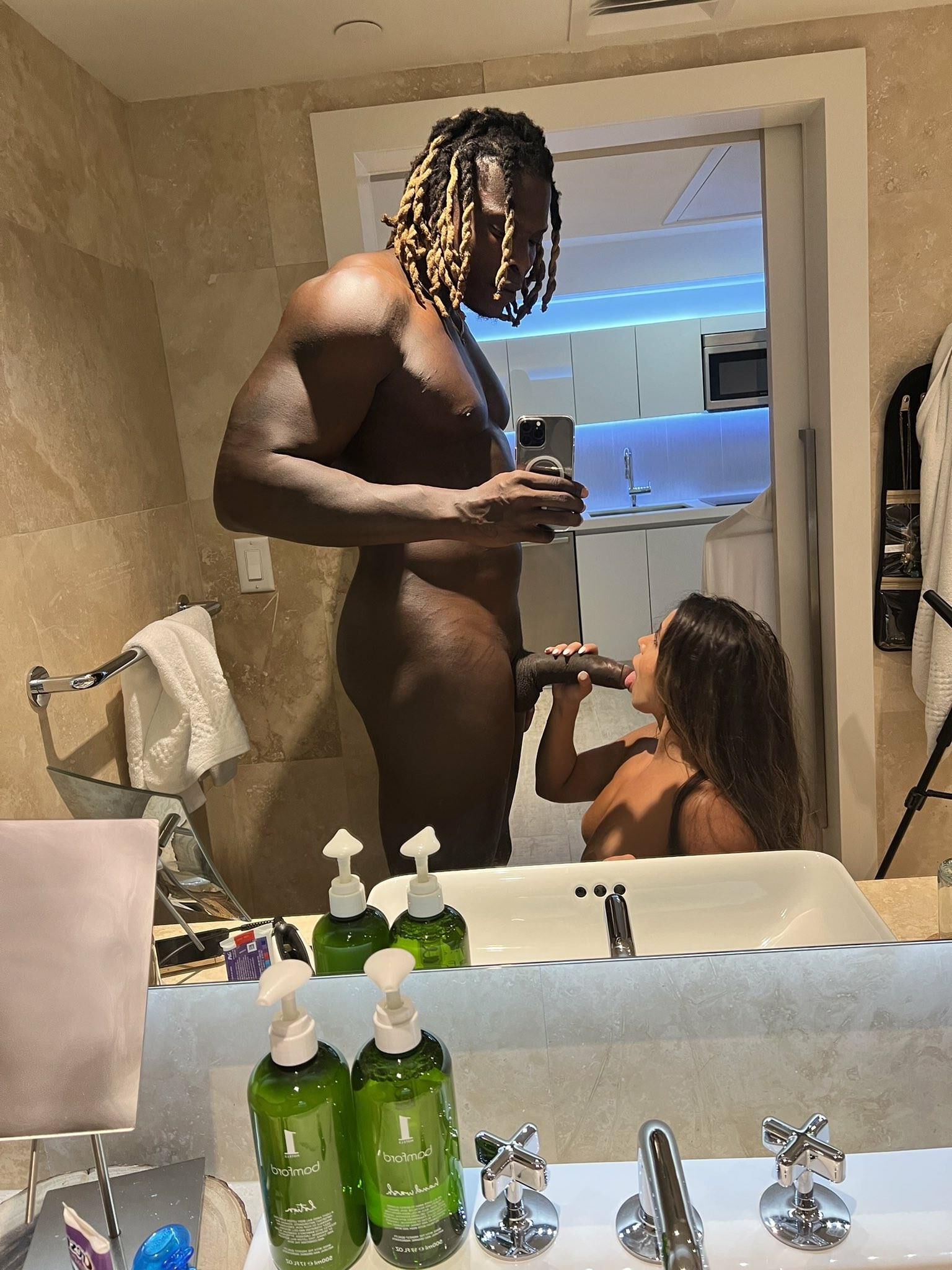 BBC you couldn’t stop texting your wife so he took her p