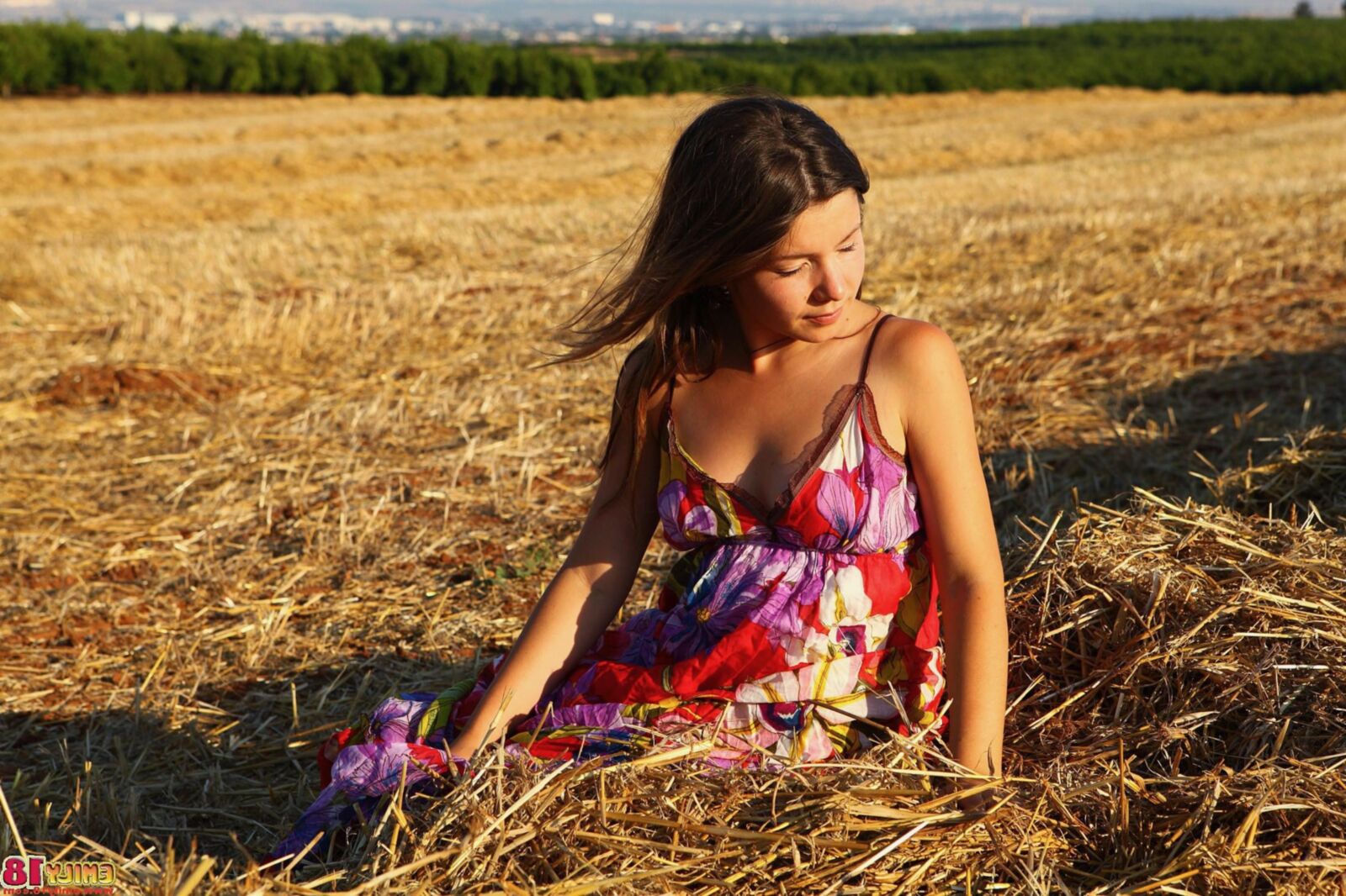 Fille des agriculteurs Emily Emily
