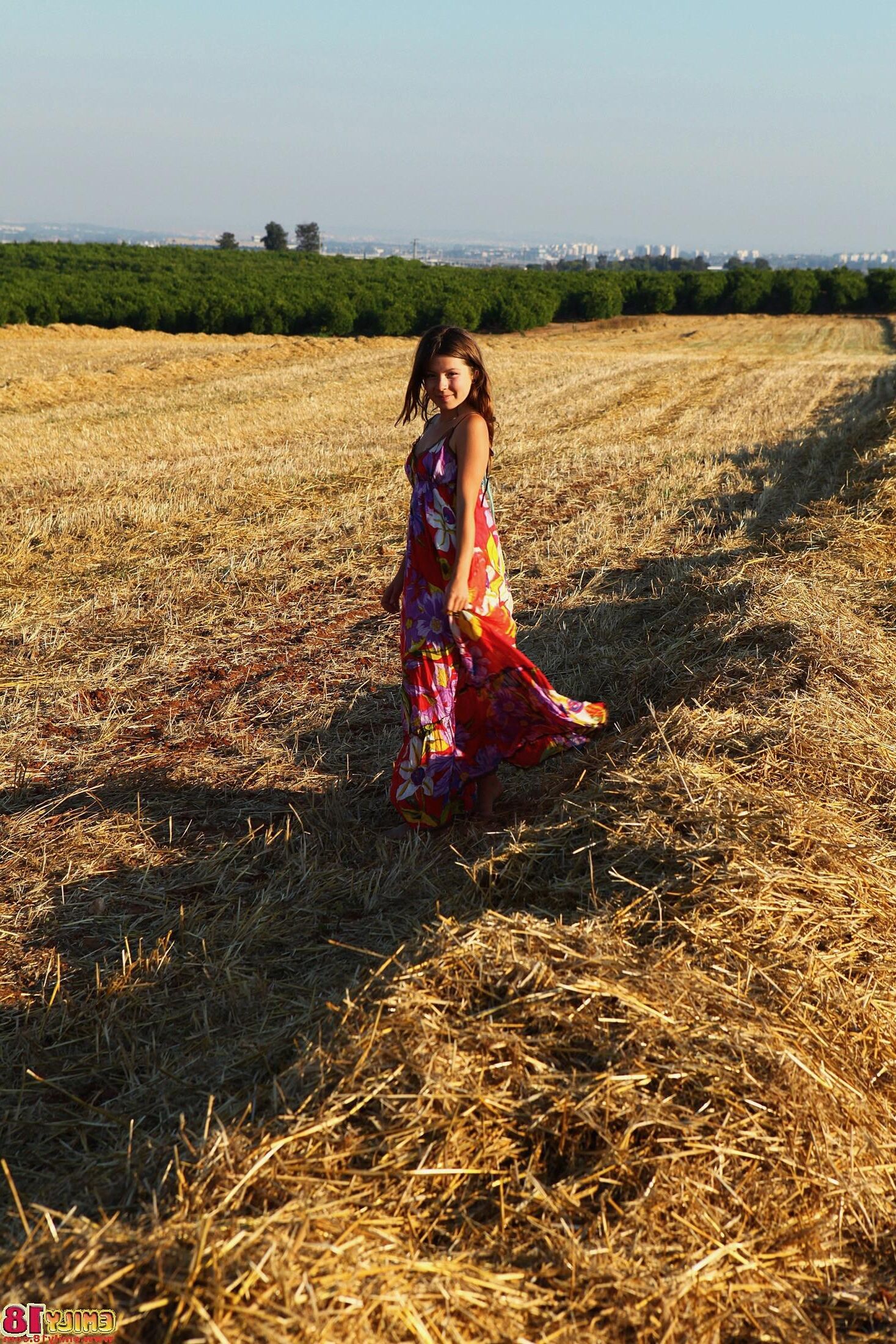 Fille des agriculteurs Emily Emily