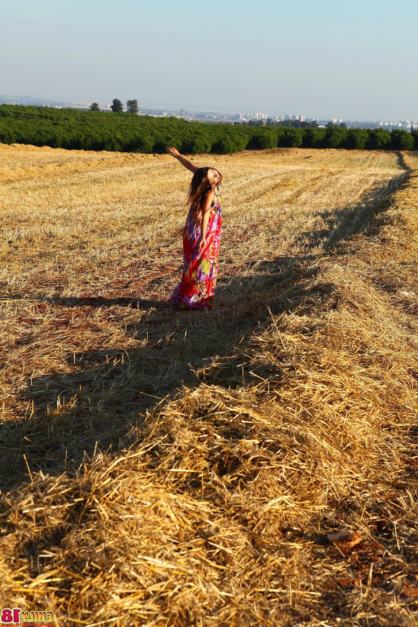 Fille des agriculteurs Emily Emily