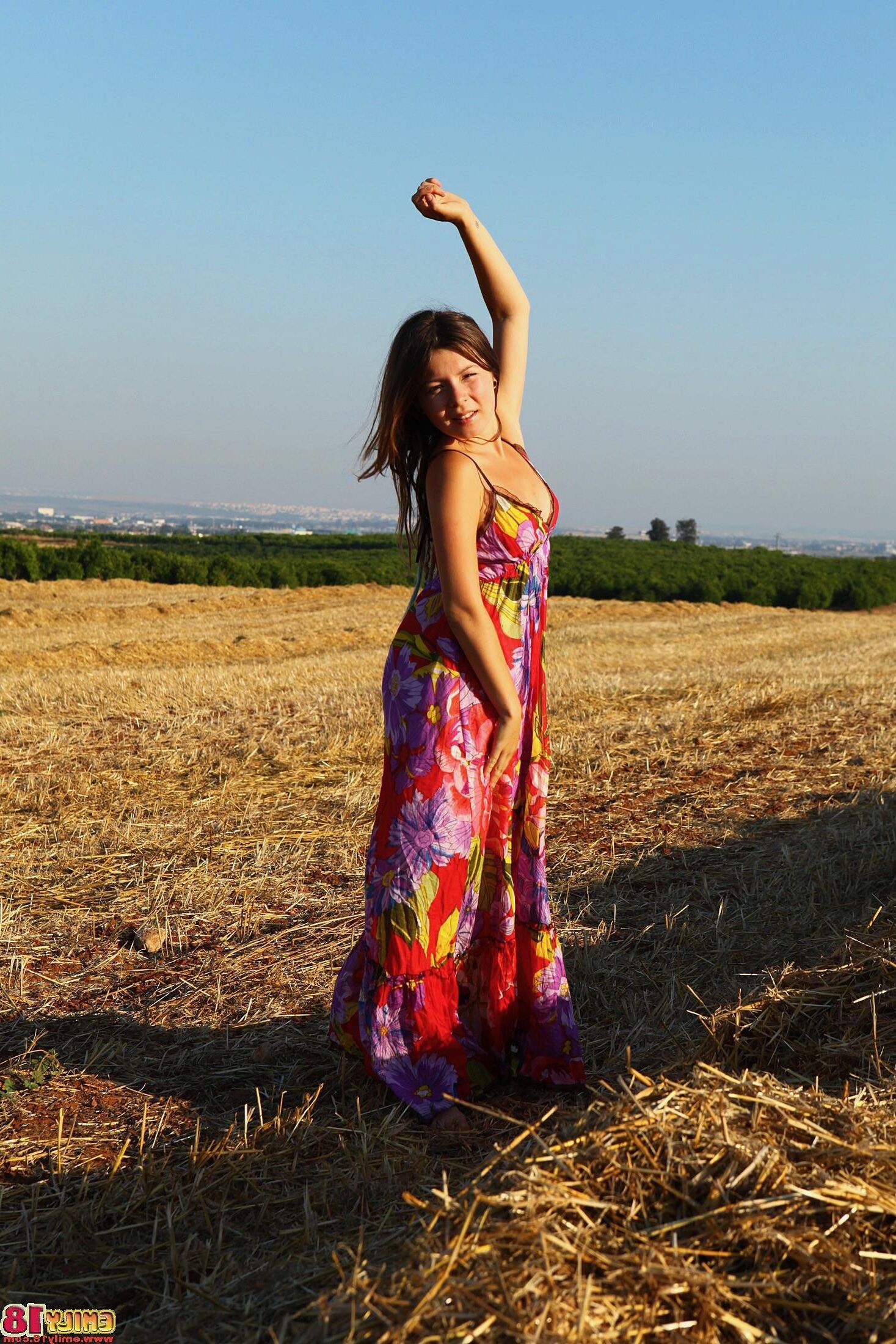 Fille des agriculteurs Emily Emily