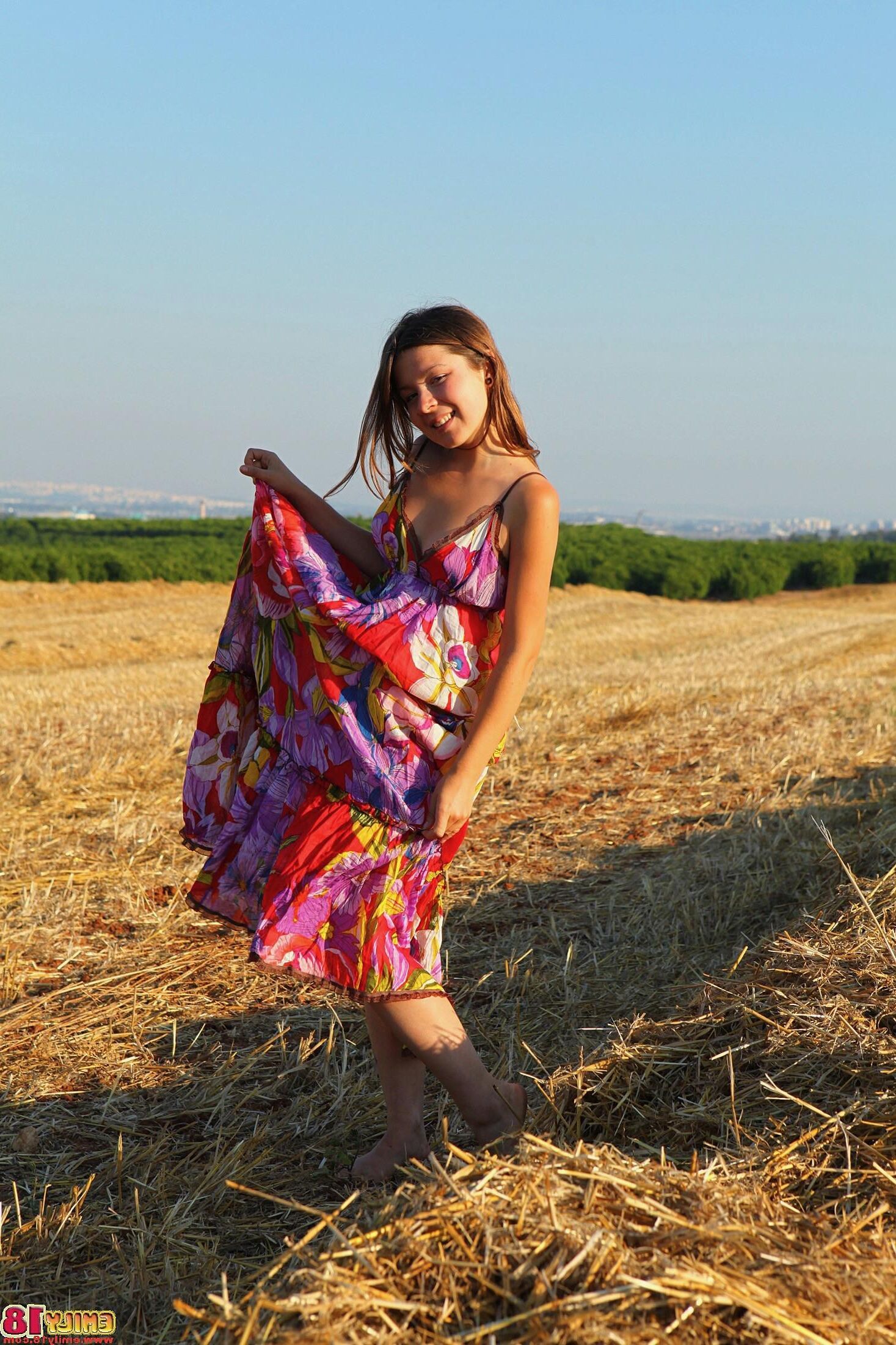Fille des agriculteurs Emily Emily