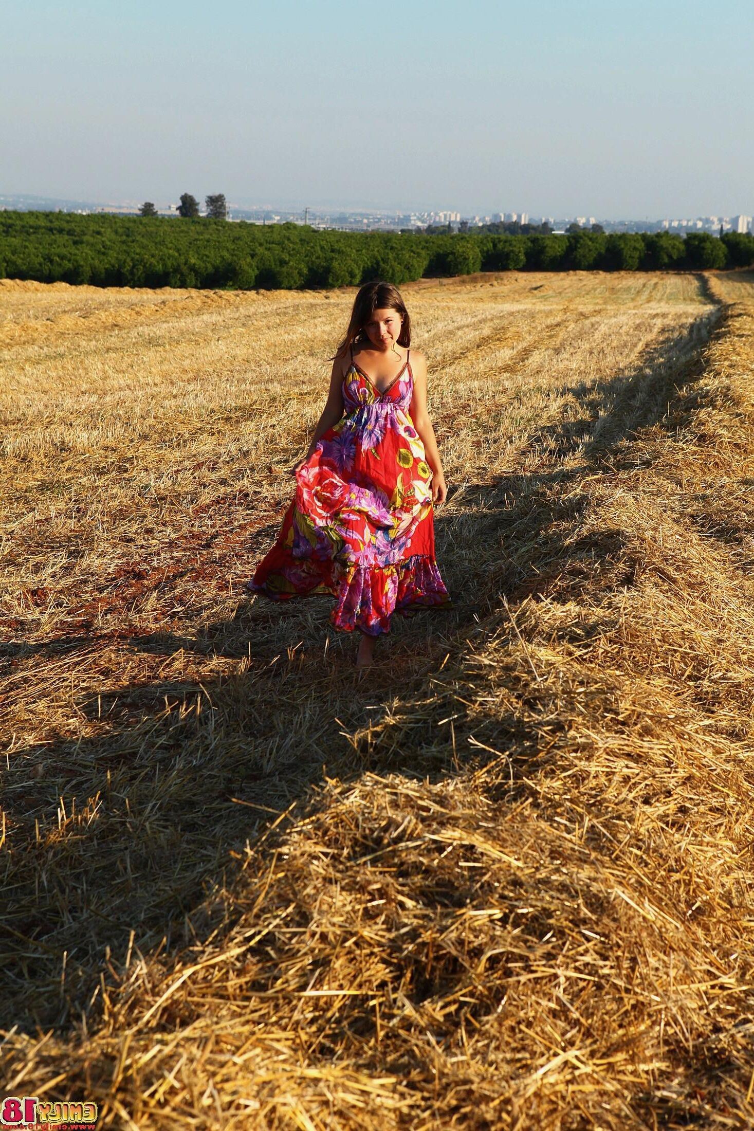 Fille des agriculteurs Emily Emily