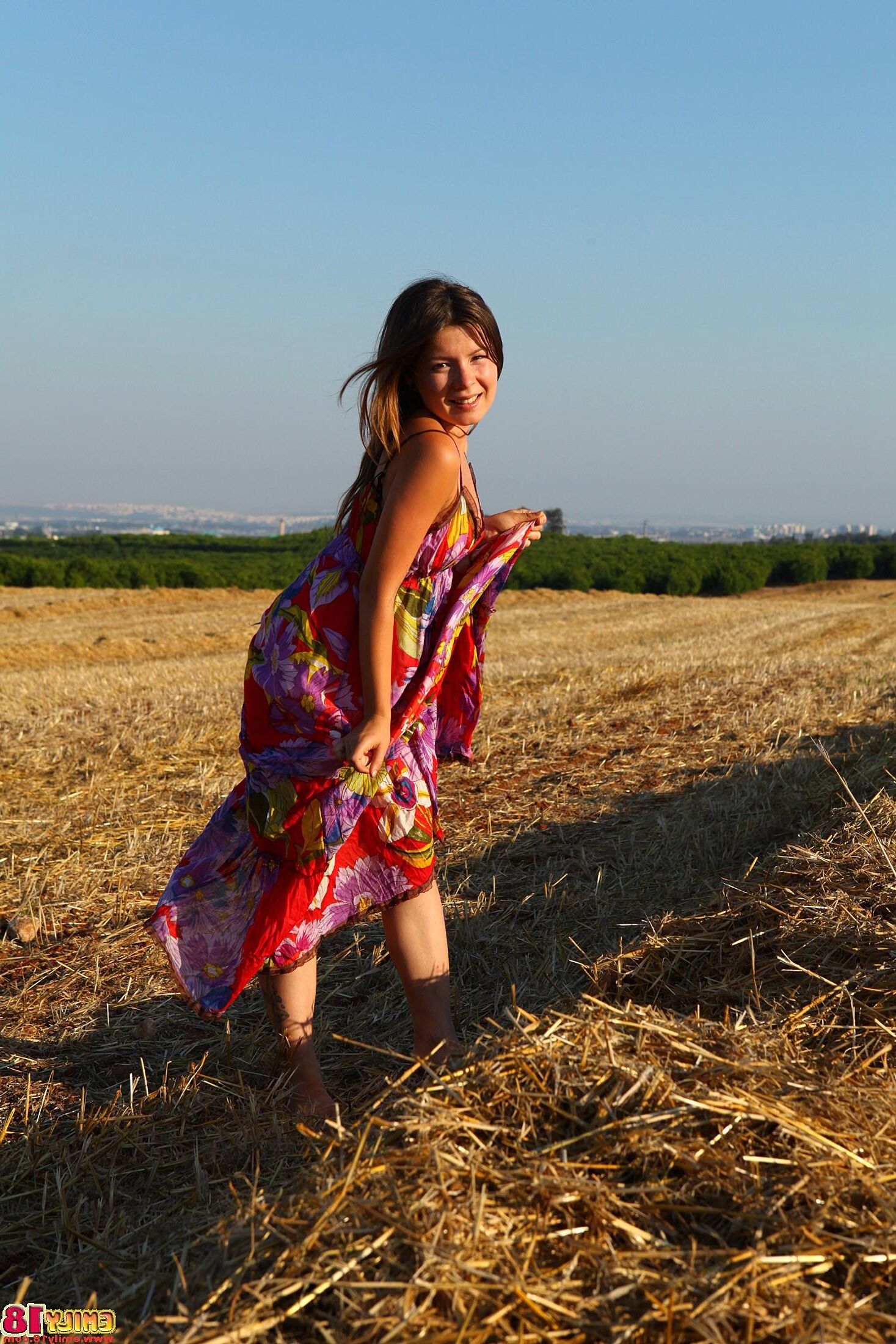 Fille des agriculteurs Emily Emily