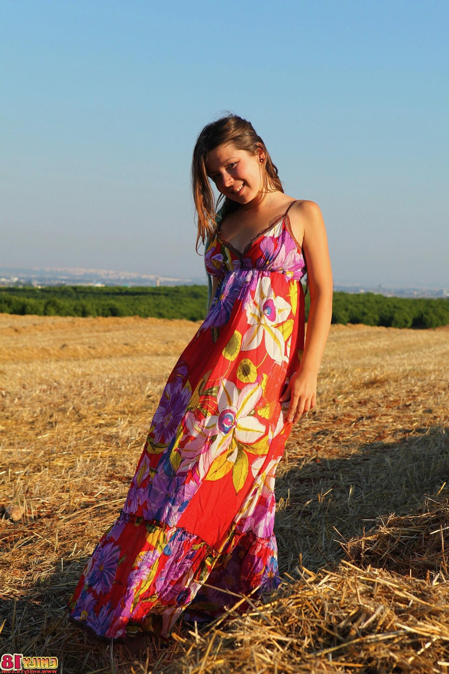 Fille des agriculteurs Emily Emily