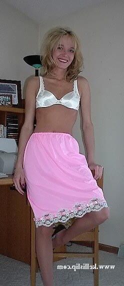 sg Turtle neck sweater, light pink half slip