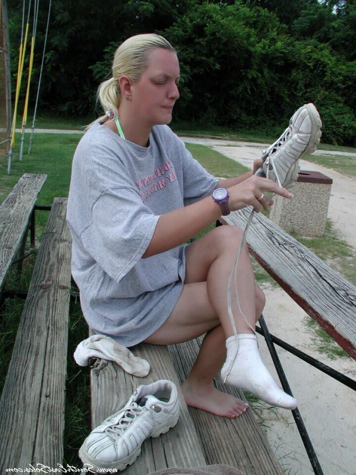 Blondie Outside