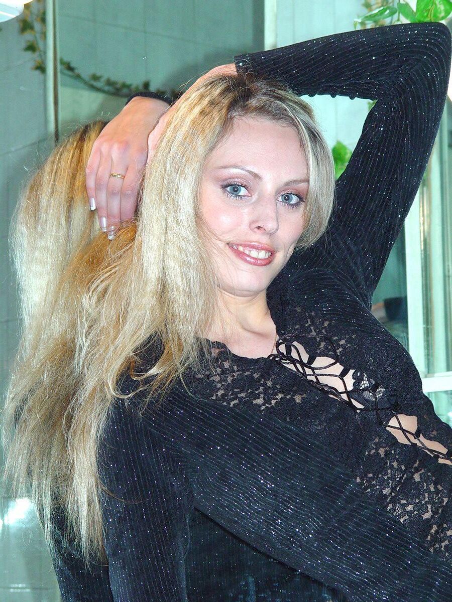 Blond sexy sur mirrow