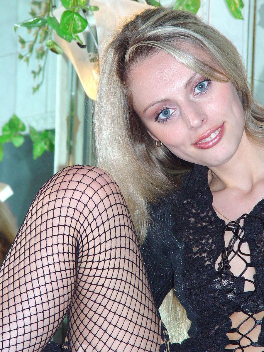 Blond sexy sur mirrow