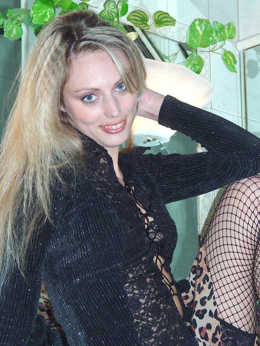 Blond sexy sur mirrow